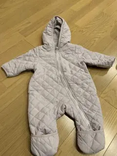 ベビーアウター 薄紫 キルティング 60-70cm