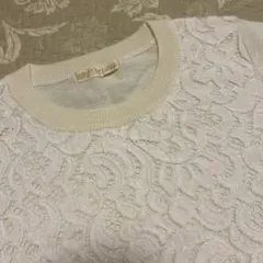 BEAMS ホワイトニットセーター 長袖