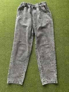 しまむら　ブラックデニム　ブラックジーンズ　M