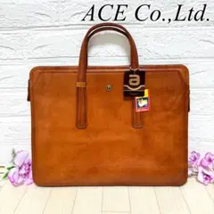 ACEエース　レザー ビジネスバッグ ブラウン 2026年最新】ace. カラー：ブラウン系 メンズ ビジネスバッグの人気