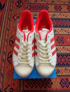 アディダス スーパースター 82 白 赤 スエード レア 27