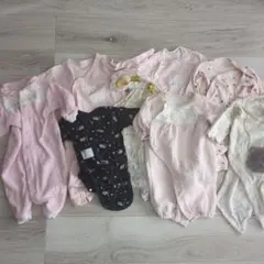 長袖ロンパース-70cm 秋冬　UNIQLO　ファミリア　COMBI モイモルン