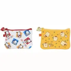 サンリオ みんなのキルトシリーズ シークレットポーチ ポチャッコ　ポムポムプリン