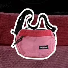 EASTPAKイーストパックショルダーバッグポーチピンク刺繍スリーポケット
