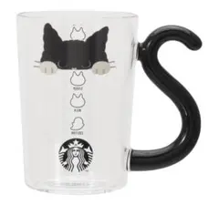 スターバックス ハロウィン2025耐熱グラスマグキャット 296ml