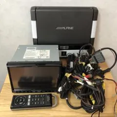 《ジャンク》ALPINE ナビ／フリップダウンモニターセットのサムネイル