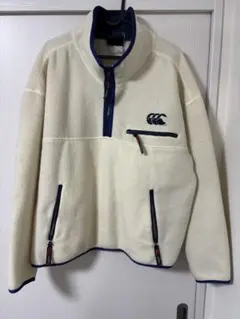 Canterbury フリースジャケット L クリーム色