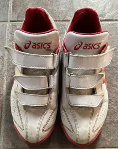 [美品] asics トレーニングシューズ 24.5cm スパイクソール