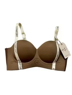 ノンワイヤーブラ ブラウン Mサイズ