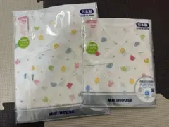 【新品未使用】ミキハウス　コンビ肌着短肌着セット