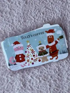 TULLY'S COFFEE 2025年クリスマスステッカー2枚