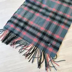 Vivienne Westwood カシミヤチェックマフラー　オーブ　ピンク
