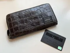 HEAD PORTER/長財布/クロコ型押/吉田カバン/限定/レザー/ウォレット