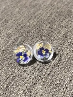 ハンドメイド　レジン　ピアス