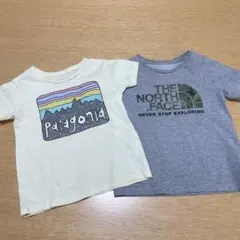 Patagonia & THE NORTH FACE Tシャツセット 110