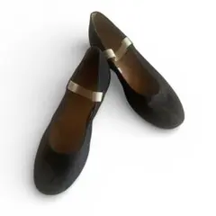 キャラクターダンスシューズ 黒 7 1/2 舞台用にも