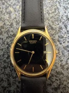 SEIKO QUARTZ 稼動　7N29-8001 ゴールド メンズ 腕時計のサムネイル
