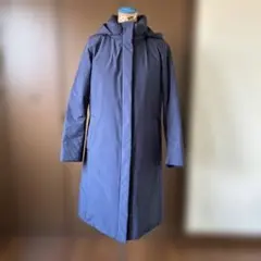 UNIQLOネイビー ダウンジャケット フード付き