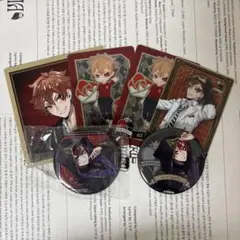 ツイステ　エース　リドル　缶バッジ　メタカ　ウエハース