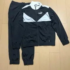 プーマ　PUMA 黒　白　ジャージ　Lサイズ