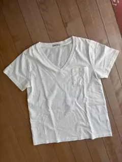 Niko and… ニコアンド ベーシック Tシャツ　Vネック 白