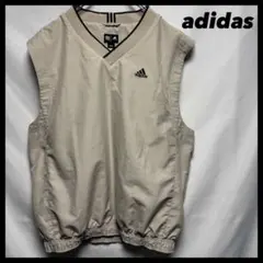 古着　y2k 00s adidas ベスト　刺繍　ロゴ　10