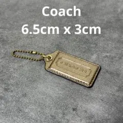 【極美品】COACH コーチ レザー バッグチャーム キーホルダー