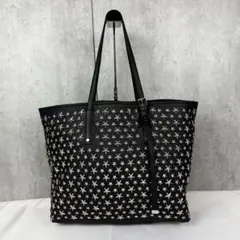 正規品】ジミーチュウ トートバッグ ピムリコ スターエンボス ブラック