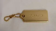 COACH チャーム キーホルダー ゴールド