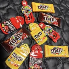 M&M's エムアンドエムズ　アクリルチャーム　浮き彫り　10個セット