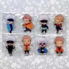 呪術廻戦 虎杖悠仁 五条悟 タイトー アクリルキーホルダー 8点セット