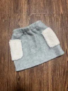 branshes グレー フリース　スカート S