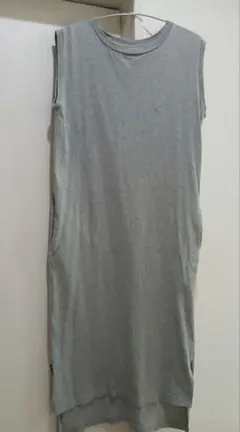 Champion ノースリーブ ワンピース グレー