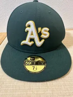 NEW ERA 59FIFTY A's キャップ 7 1/8