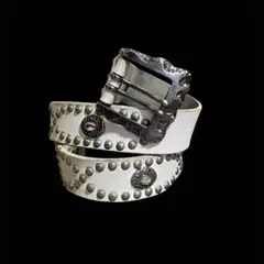 y2k studs belt archive 00s whiteのサムネイル