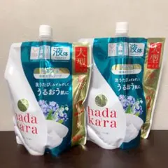 【新品未開封】ハダカラ ボディソープ 液体 つめかえ用 大型サイズ　２個セットのサムネイル