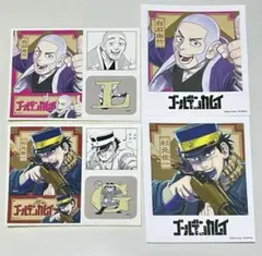 ゴールデンカムイ フォトカードステッカー 白石由竹 杉元佐一