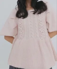 Andequal sheer pattern knit - メルカリ