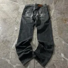 Archive EDWIN fade black denim swag Y2K