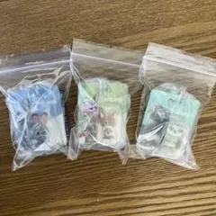 ズートピア　ブリスターチャームコレクション　ジュディ＆ニック＆フラッシュ
