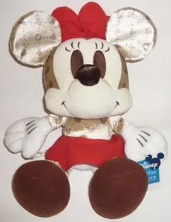 ぬいぐるみ・大♥ミニー♥スーパージャンボチェーン柄ぬいぐるみ☆ちびーず☆38ｃｍ