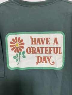 HAVE A GRATEFUL DAY ハブアグレイトフルデイ Tシャツ L