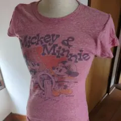 ミッキー＆ミニー Tシャツ ピンクのサムネイル