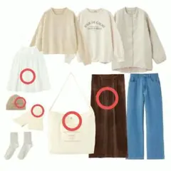 しまむら choco ハッピーバック 5点セット