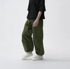 【美品】GU スーパーワイドカーゴパンツ　M