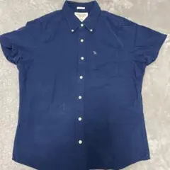 Abercrombie & Fitch 半袖シャツ ネイビー XXLのサムネイル