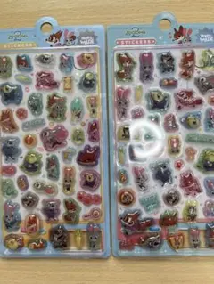 ズートピア2ボンボンドロップシール２枚セット　海外正規品