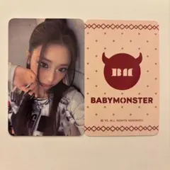 BABYMONSTER WE GO UP ルカ　韓国限定　特典　トレカ　ラキドロ