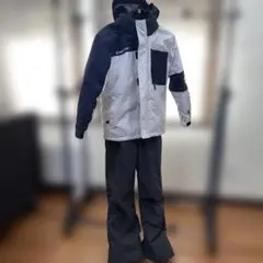 cosby子ども用スキーウェア ホワイト/ネイビー