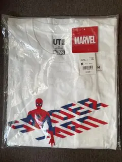 新品/ MARVEL スパイダーマン Tシャツ M ホワイト ユニクロ コラボTのサムネイル